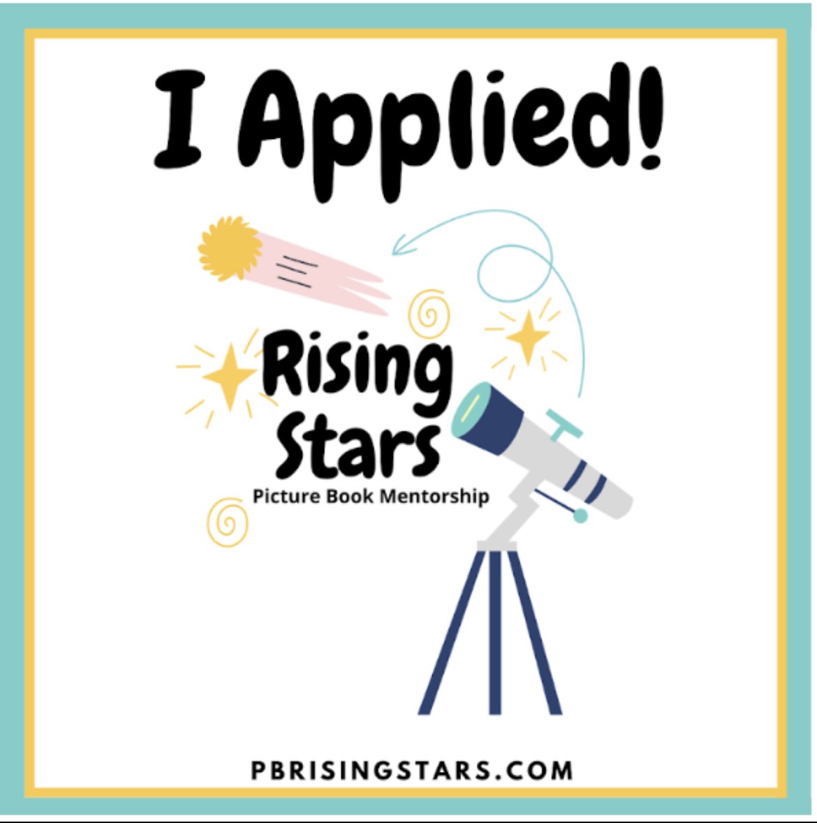 I waffled back and forth on it, but found my courage and DID THE THING!! 

#PBRisingStars