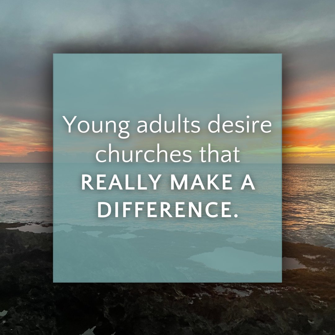 XnCurious's tweet photo. In our efforts to extend the reach of our influence, we often miss the opportunities for ministry in our immediate communities. For young adults, this is one of the most important factors when considering a church.

How is your church making a difference?
https://t.co/zCjOdpSstE https://t.co/fUThbfgefF