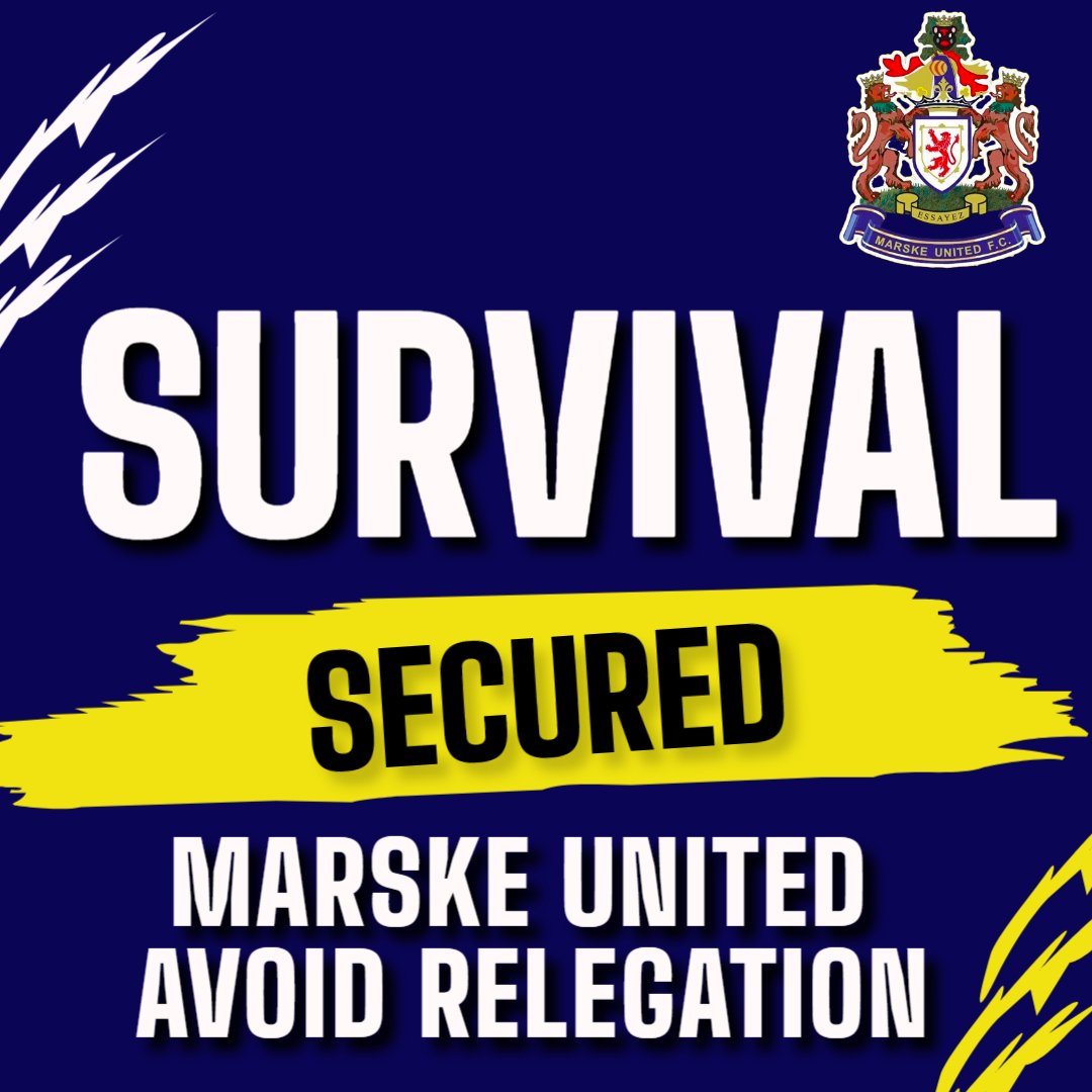 🦁 It looked impossible at times, but the team have fought like lions and now its official…Marske United are staying up!