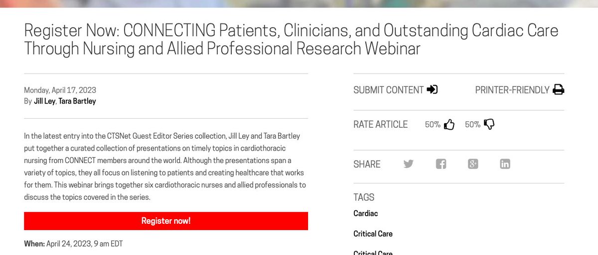 REGISTER HERE: @ctsnetorg webinar and live Q and A on our 6 videos on APRIL 24th ctsnet.org/article/regist… see you there!! @SCTS_CTFORUM @CIRNetwork @julessanders2 @rochellemwynne @CSANZCNC @EACTS