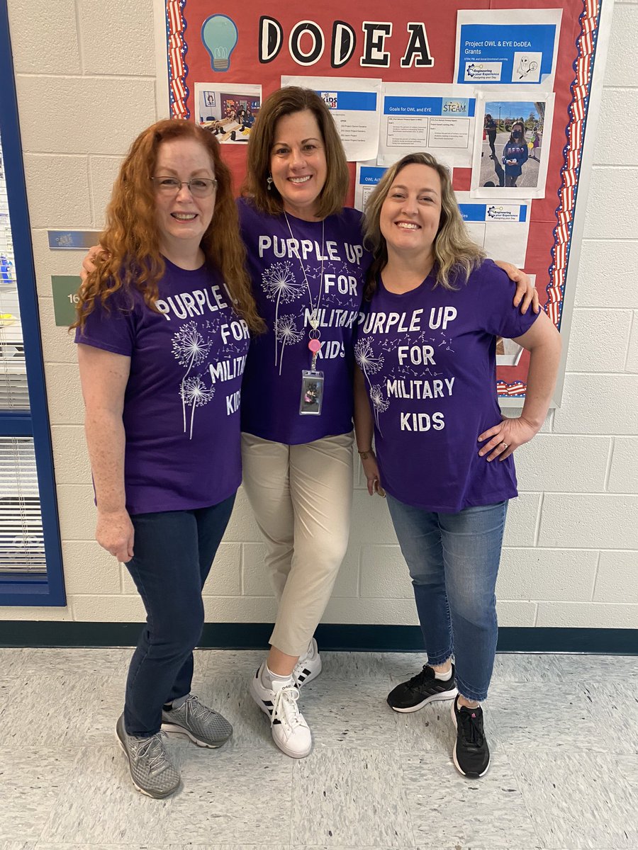 FBESSTEAM (@fbessteam1) on Twitter photo Purple Up! In April, we wear purple to show support for the military child. <a href="/FtBelvoirES/">FtBelvoirES</a> <a href="/dodeagrants/">DoDEA ETAC</a> @NancyHRowland Purple Up! In April, we wear purple to show support for the military child. <a href="/FtBelvoirES/">FtBelvoirES</a> <a href="/dodeagrants/">DoDEA ETAC</a> @NancyHRowland