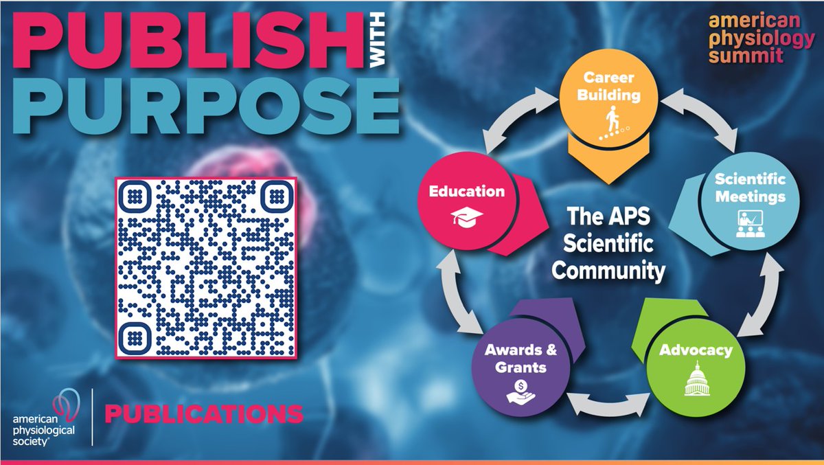 AJPRenal's tweet photo. Please stop by the Discovery Stage at 3:00 pm for our first Publish with Purpose series "From Poster to Paper" @AJPRenal #WeArePhysiology #APSummit2023 https://t.co/0OXC7JPfPg