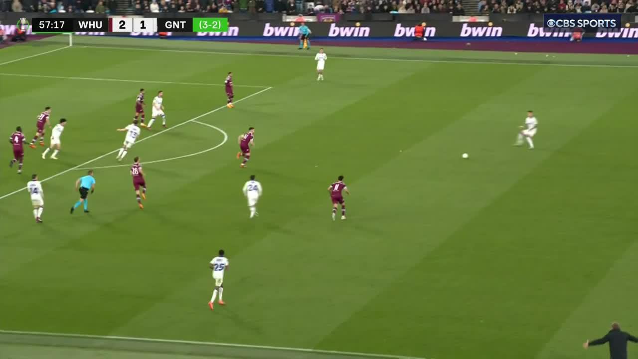 DECLAN RICE! WHAT A RUN AND FINISH. 🔥”