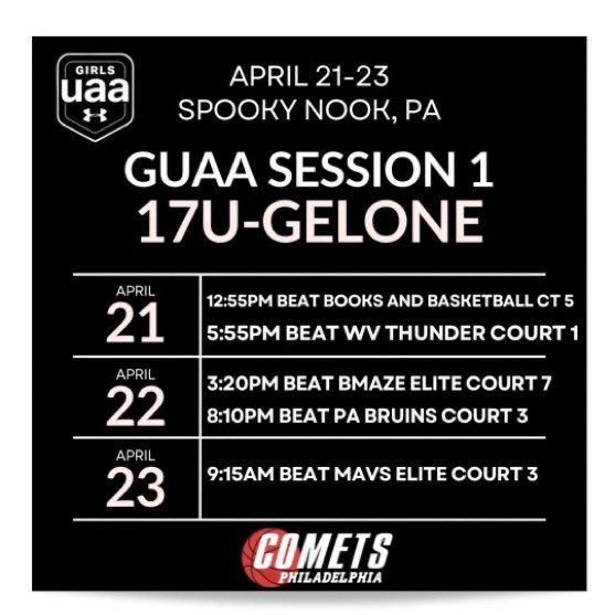 Mickey_McDaniel's tweet image. Coaches checkout SF GBB @GbbFord 2024s @annaazzaraa and @macpettinelli as their @CometsBallers team competes @NookBasketball April 21, 22, 23. #get2 #weare1 #together #feelingstrongereveryday #strengthisinthestone