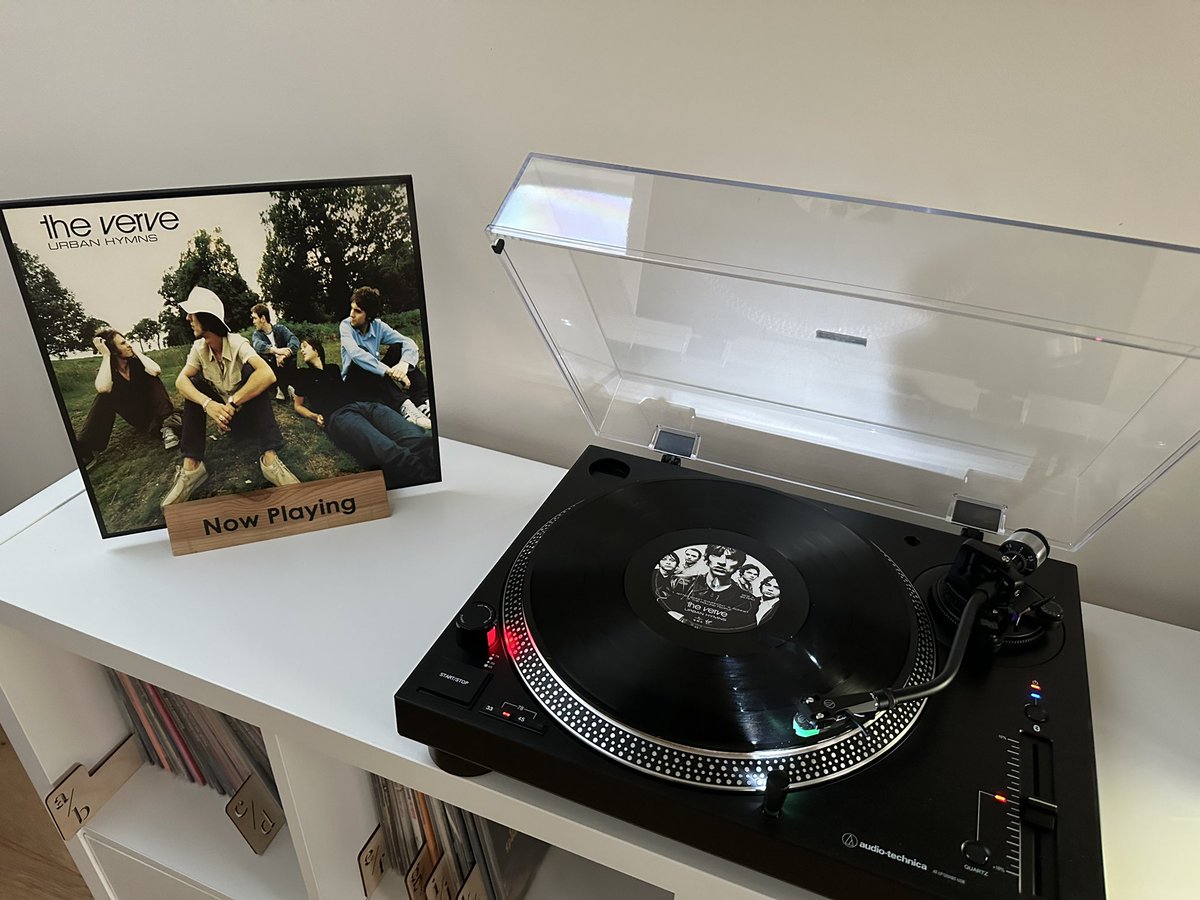 The verve urban hymns <a href="/theverve/">thehumanverve</a> <a href="/richardashcroft/">Richard Ashcroft</a> @AudioTechnicaUK