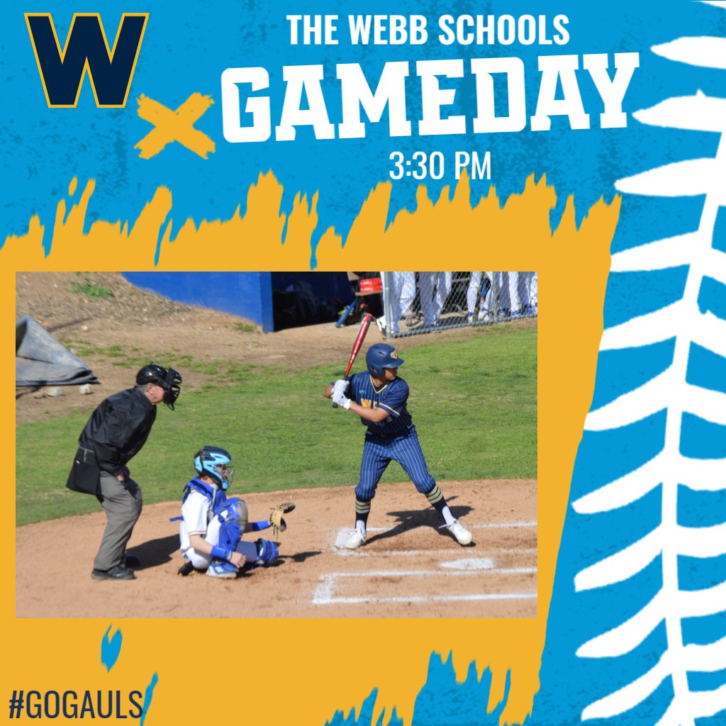 Home baseball game &amp; senior day today! Baseball is hosting Pacifica at 3:30 PM for their final home game of the season today. ⚾ #gogauls #seniorday