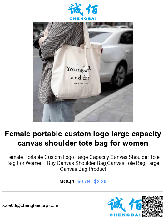 Deanchen0708's tweet photo. https://t.co/JGz073KeQQ
Female portable custom logo large capacity canvas shoulder tote bag for women
Female Portable Custom Logo Large Capacity Canvas Shoulder Tote Bag For Women - Buy... https://t.co/SxrkRYmgL5