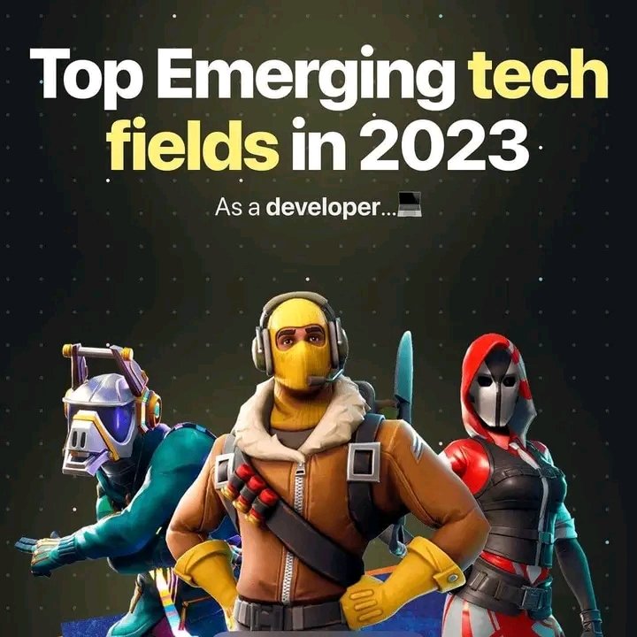 gideonhardey's tweet photo. Do you want to start your career in tech but you don't know where to start??🤔
Check out these top emerging tech fields in 2023. Slide👇👇
Best of luck in your journey❤
#blockchain #iot #quantomcomputing #gamedevelopment #artificialintelligence #ar #vr #xr
#techcareer https://t.co/hFTNRVyjK5