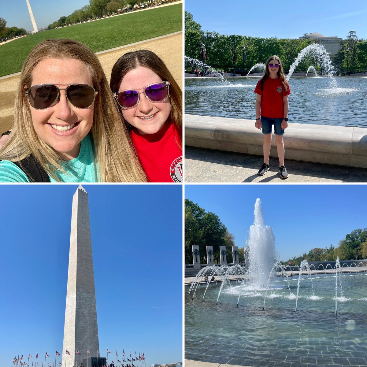 SlpThoman's tweet photo. Field-tripping to DC with my favorite 6th grader and all her @HallieWellsMS classmates today! ☀️☀️☀️ https://t.co/L0DajGSUVM