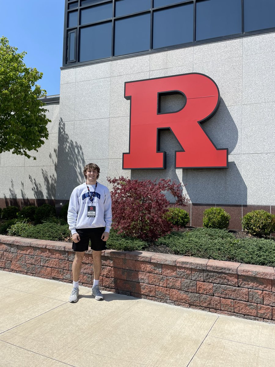 dylanfensty79's tweet photo. Appreciate @RFootball having some of my teammates and I at a spring practice today. Had a great time and looking forward to visiting again!
@RamonS_RU @GregSchiano @KirkCiarrocca @Coach_PrimeZeus @BanasQtown @QPantherFB https://t.co/TM9ynn9ztn