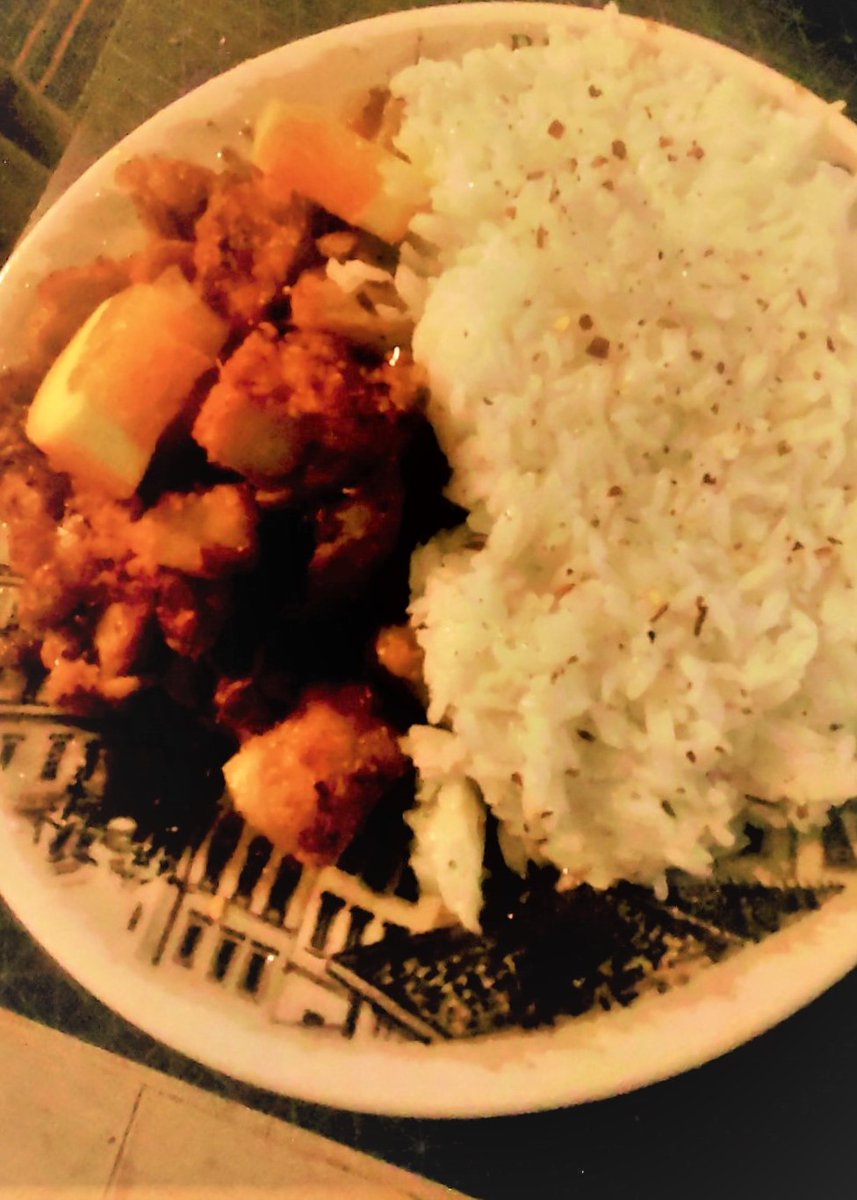 MetalBis's tweet photo. homemade orange chicken - came out so good https://t.co/PczKCgBaqB