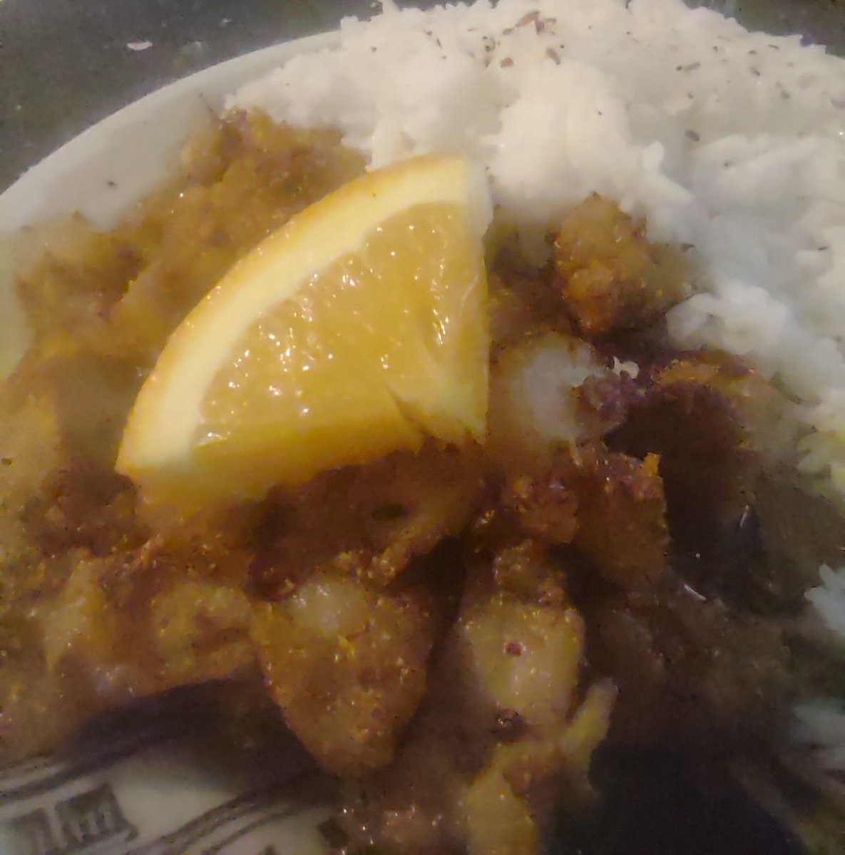 MetalBis's tweet photo. homemade orange chicken - came out so good https://t.co/PczKCgBaqB