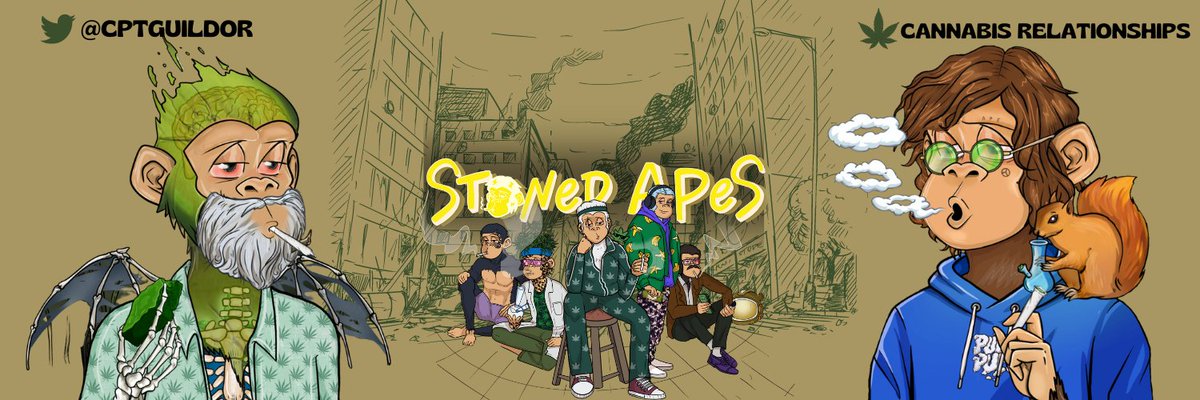 Absolutely amazing job by @nft_mum_ on putting this and a few secret banners together for me 😉 
Let's keep it Puffin today, Stoner Christmas so Merry 4/20! <a href="/StonedApeCrew/">Stoned Ape Crew</a>