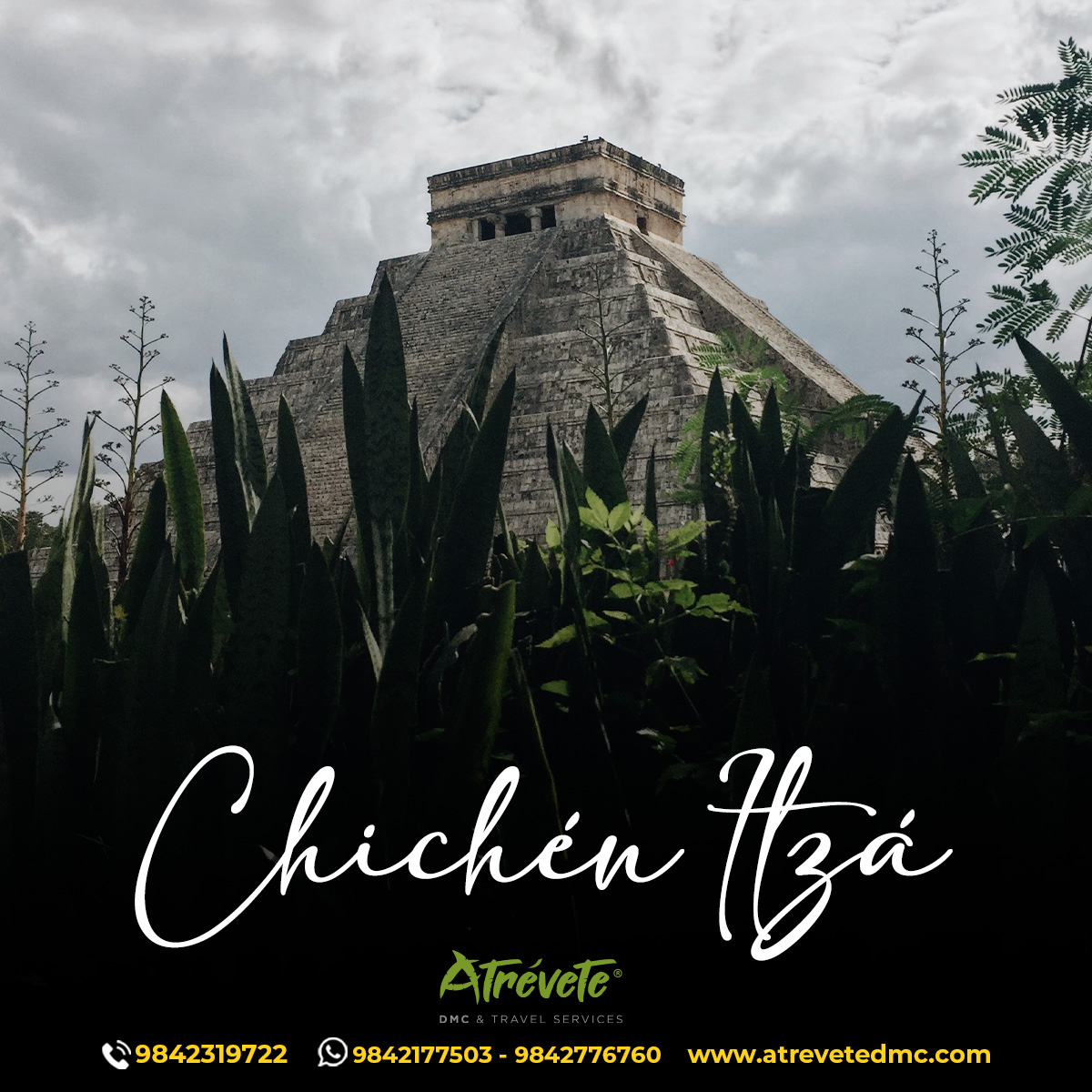 atrevetedmc's tweet photo. Planifica tu viaje a Chichen Itza y prepárate para explorar uno de los tesoros culturales más importantes de todo el mundo.
Pregunta por nuestros tours disponibles.
📱WhatsApp: 9842177503 | 9842776760
📱Oficina: 9842319722
💻https://t.co/ztfvm8sXnI
#SomosAtrévete https://t.co/k0bDTXj9i4