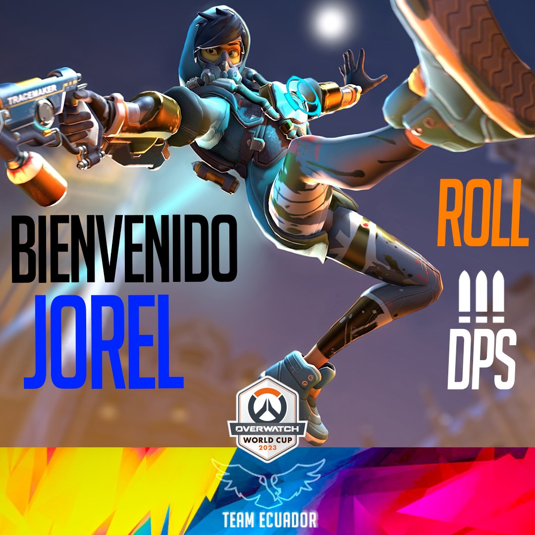 Bienvenido! joreL Gracias por formar parte de nuestro equipo🇪🇨! :D para la #OWWC2023

Twtich: twitch.tv/jorelx