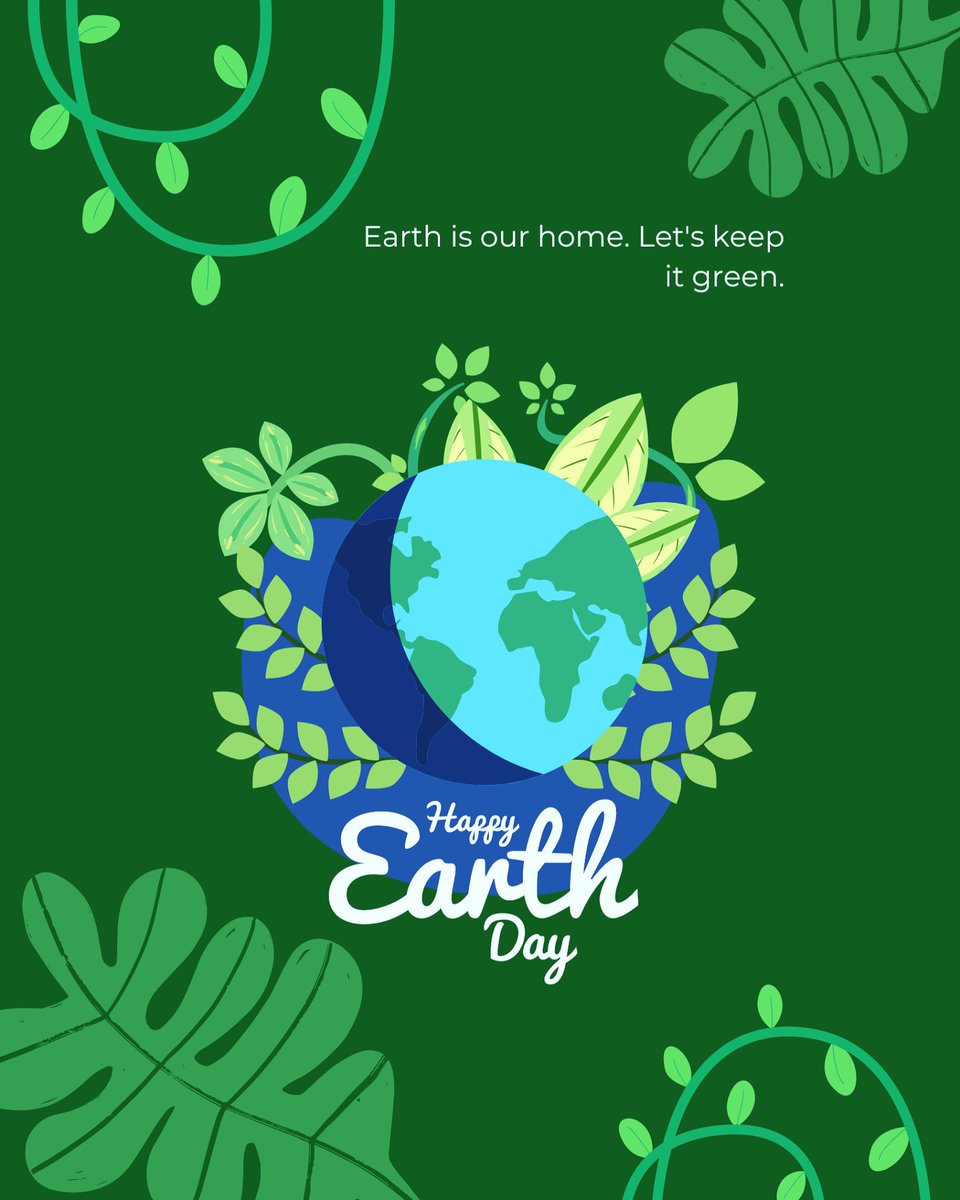 Friday, April 21st - wear colours of our Mother 🌍 Earth! 💙 💚 🤎🌍 #EarthDay