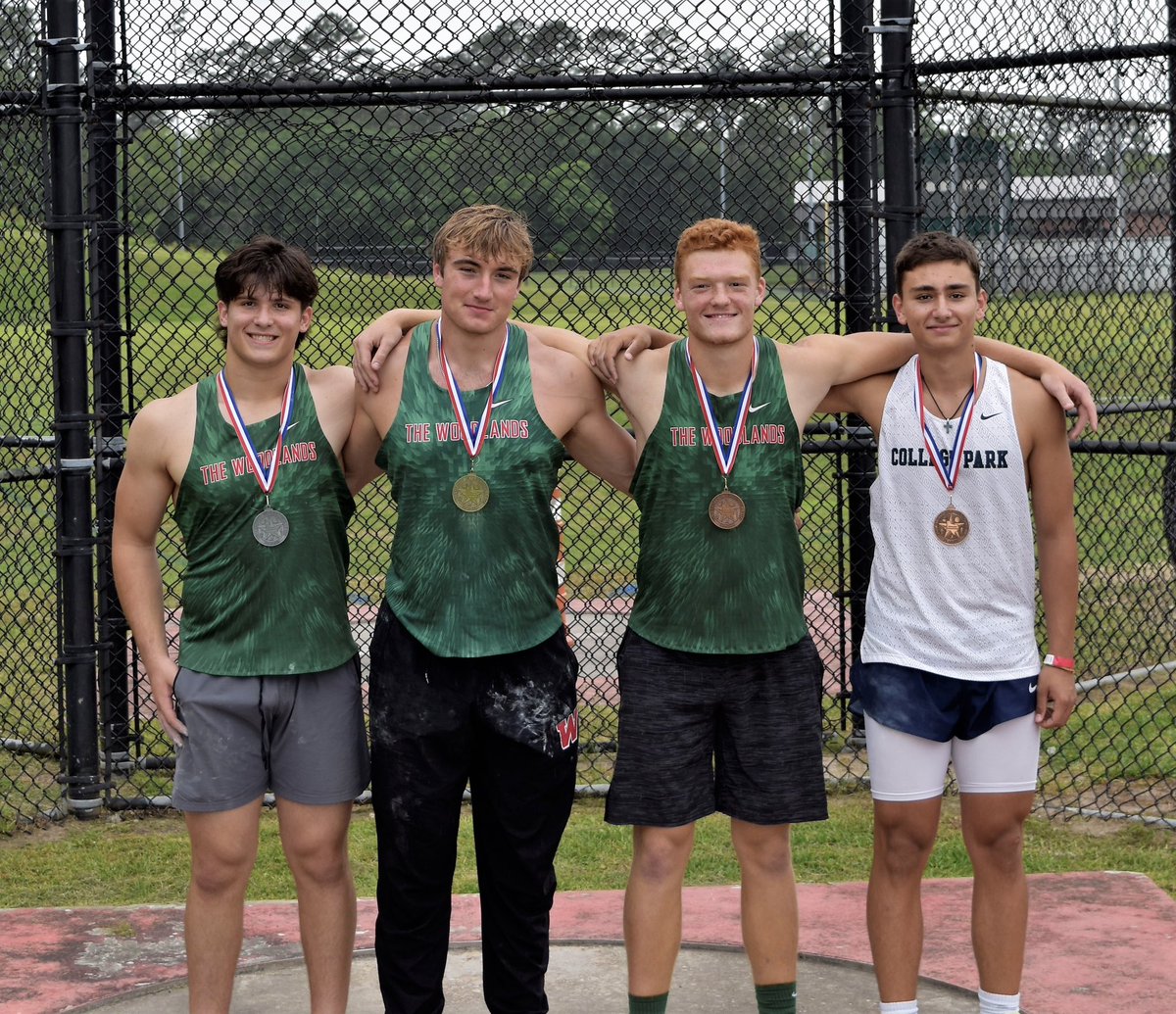 Moving on to Regionals!! <a href="/HighlanderSpeed/">Highlander Speed</a> sending 3 for disc and 2 for shot to Waco 💪🏻💪🏻 #HighlanderThrows @Navy_TrackField