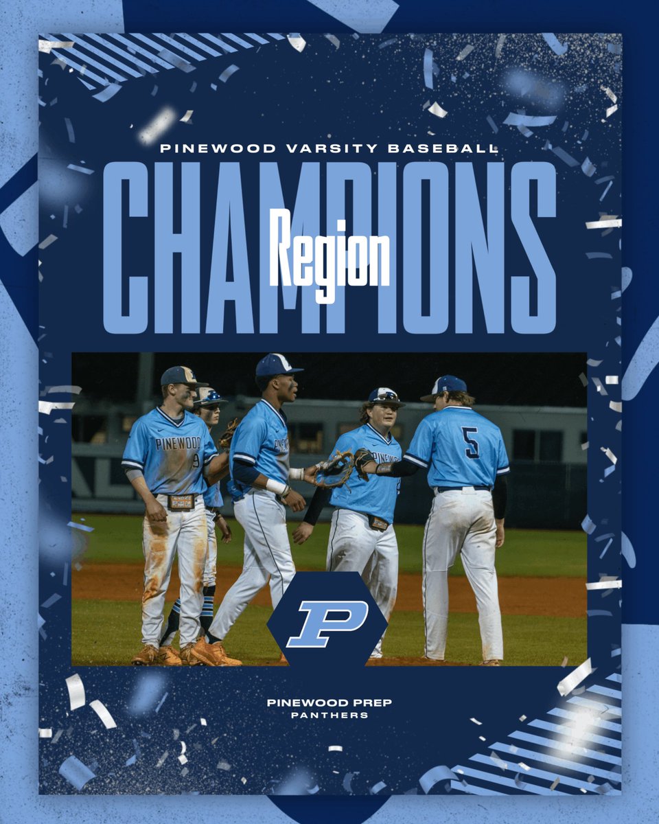 Congrats @pinewood_prep Varsity Baseball! #GoPanthers