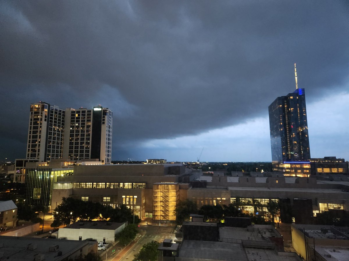 Be careful out there #txla23 peeps, a storm is blowing in!