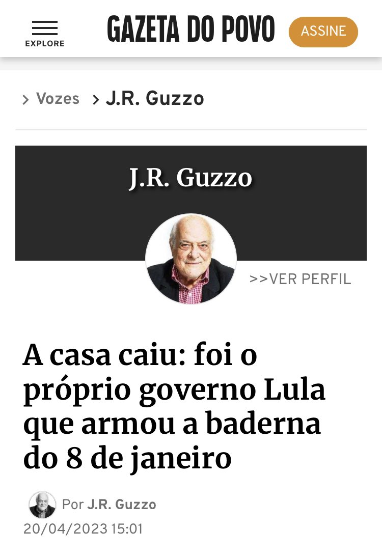 Todos já se deram
Conta do que aconteceu … só os ímpios não querem ver …
