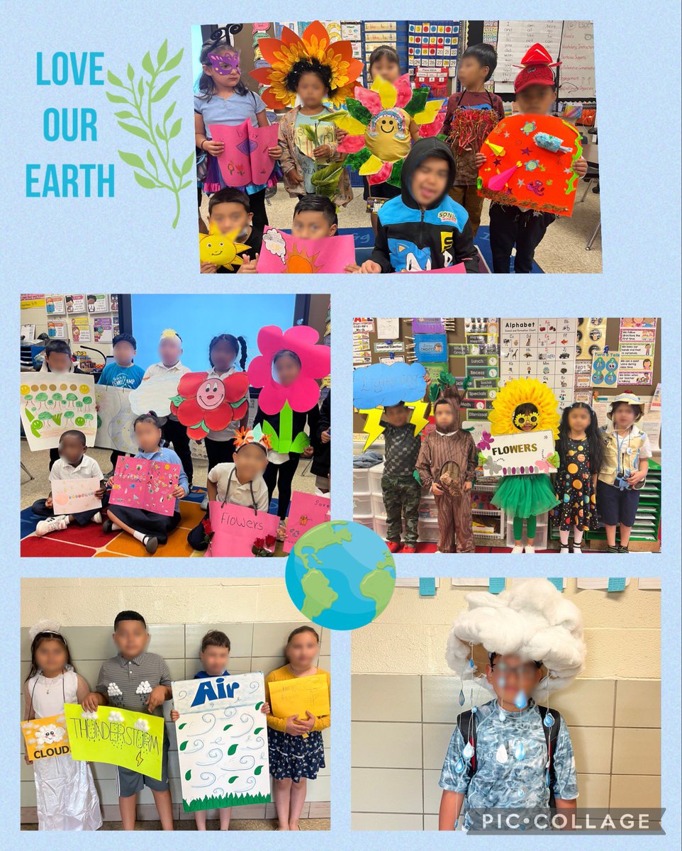 lpmc_eagles's tweet photo. The students learned about the importance of taking care of the Earth 🌎 Then they chose an Earth Day word and created amazing costumes and drawings. ♻️#EarthDay2023 https://t.co/WwlsMSKsGw