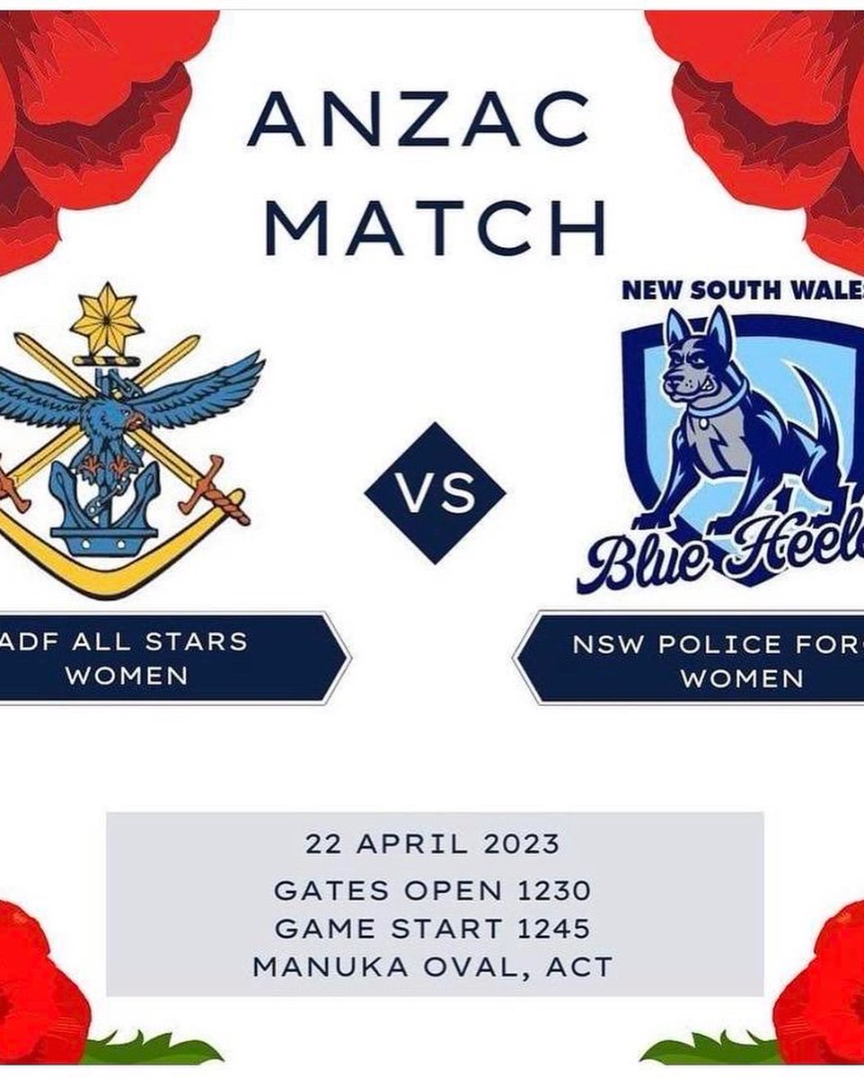 SportsADF's tweet photo. So much sport this Anzac weekend! Get out and support #YourADF members starting with the Anzac Cup this afternoon! #SportsADF 

@Australian_Navy @AustralianArmy @AusAirForce @nswpolice https://t.co/eIFf7fTp9F