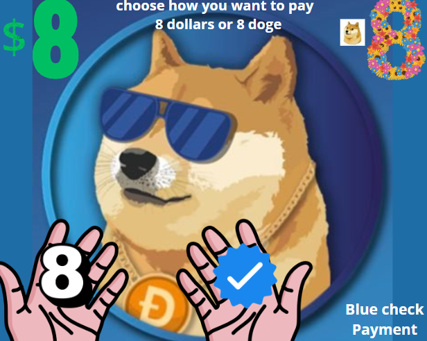 PEPES0UP's tweet photo. Elon Could you give people a choice whether to pay
8 #dollars or 8 #doge for a week and see what happens? just as a weekly promo
#dogeweek #dogeday #doge $doge #elon #dogearmy
@cb_doge
@cb_doge
@dogeofficialceo
@dogecoin
@elonmusk
@BillyM2k https://t.co/QfqPhoAuYK