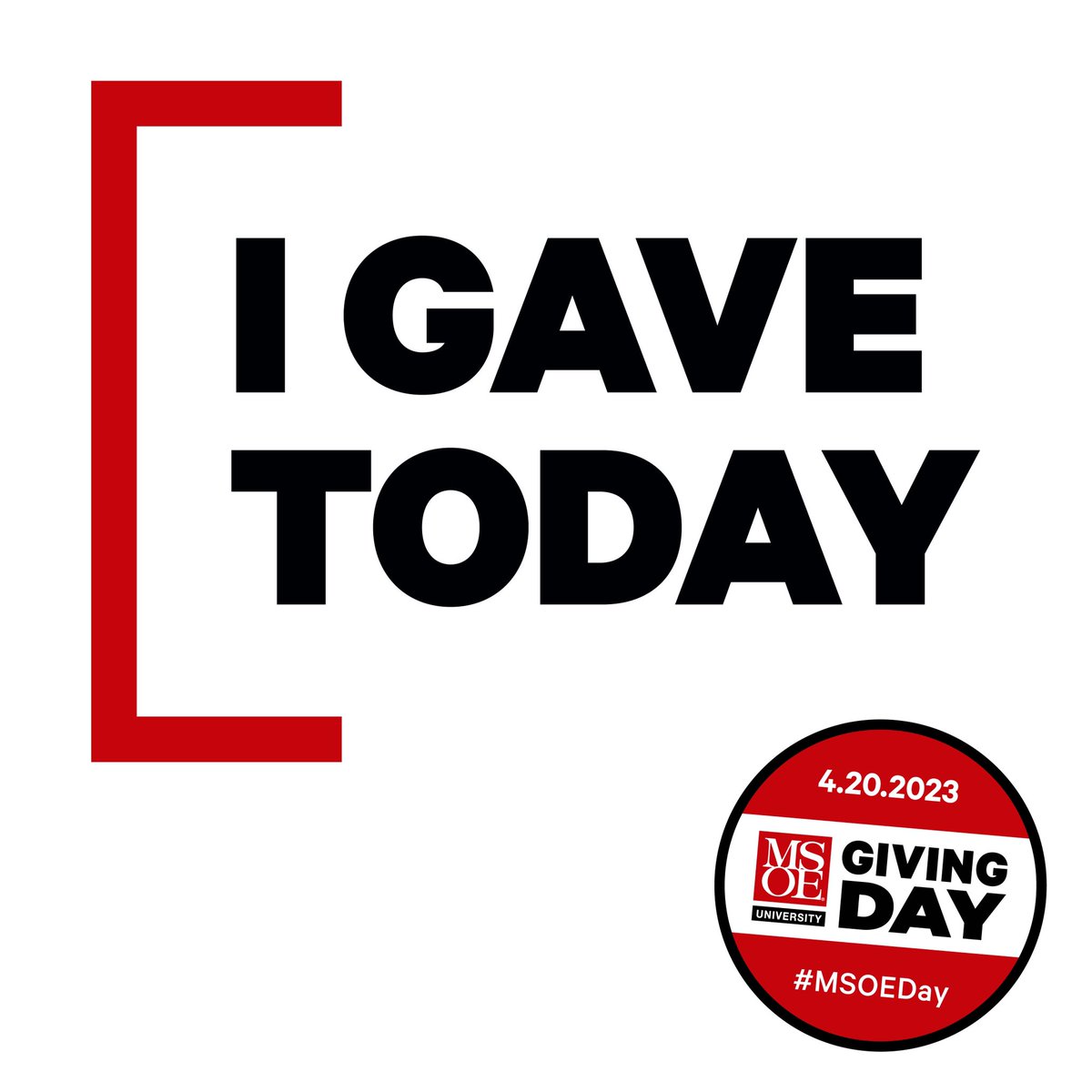 There’s still a few hours left for MSOE Giving Day! Celebrate everything that you love about MSOE by giving back and supporting your Raiders! #MSOEDay givingday.msoe.edu/giving-day/709…