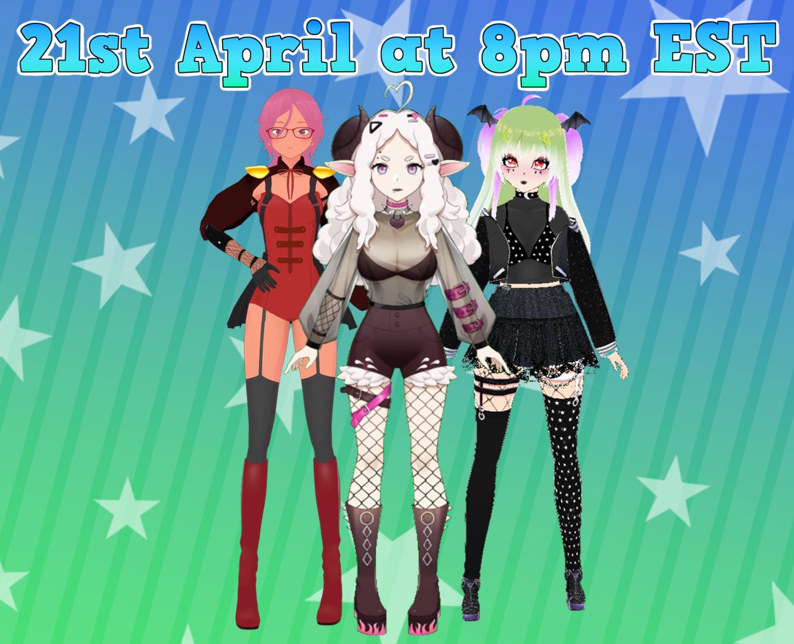 InfiniLive's tweet photo. Prepare for a flight of fantasy!

We're finally doing it! Debuting the last of the undebuted at 8pm on April 21st EST.

#Vtubers #VTuberEN #VtuberUprisings #VTuberUprising #InfiniteLive