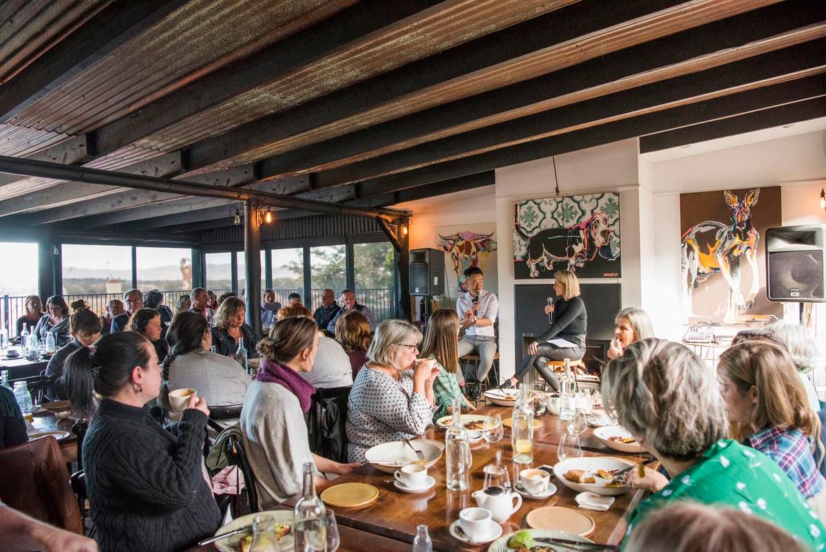 Our breakfast sessions have always sold out. Authors, tea, coffee, local produce and scintillating conversation to start the day… what’s not to love?

What are you hoping to see return to #MRF this year?