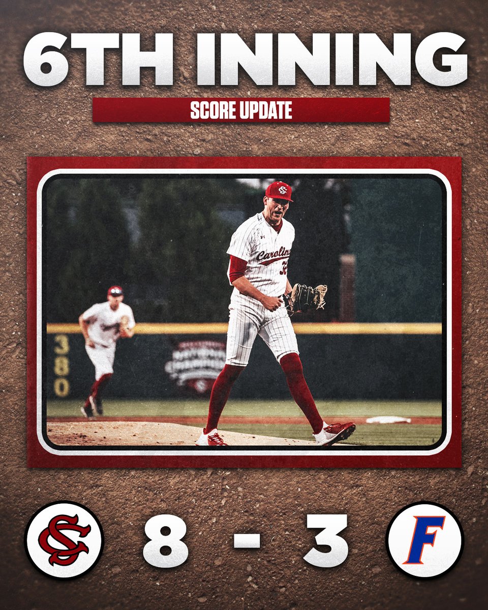 GamecockBSB's tweet photo. Moving to the seventh...

#Gamecocks | #ForeverToThee https://t.co/1svKYsfHYY