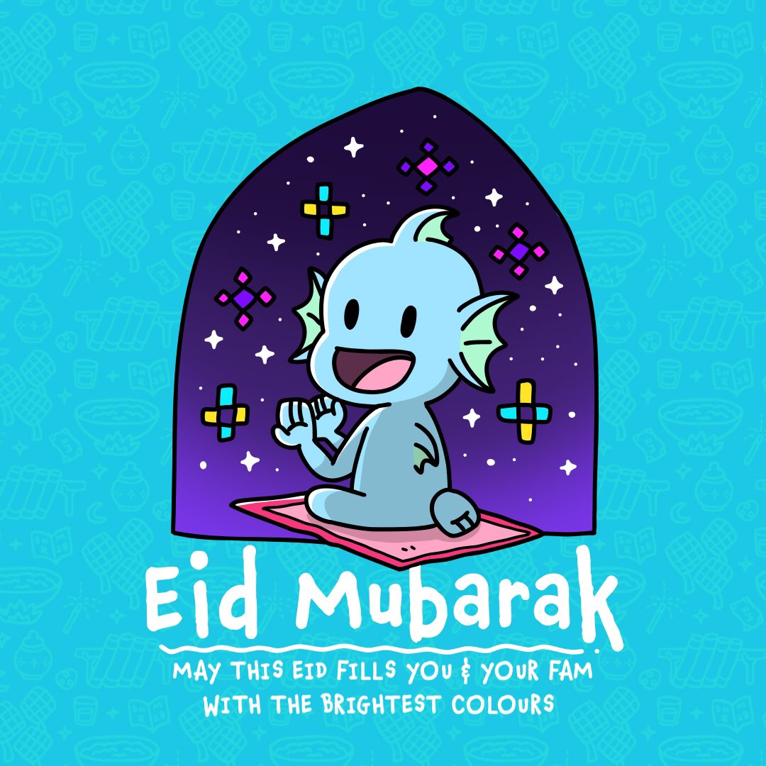 After 1 month of fasting we made it! Eid Mubarak fam! #Eid2023