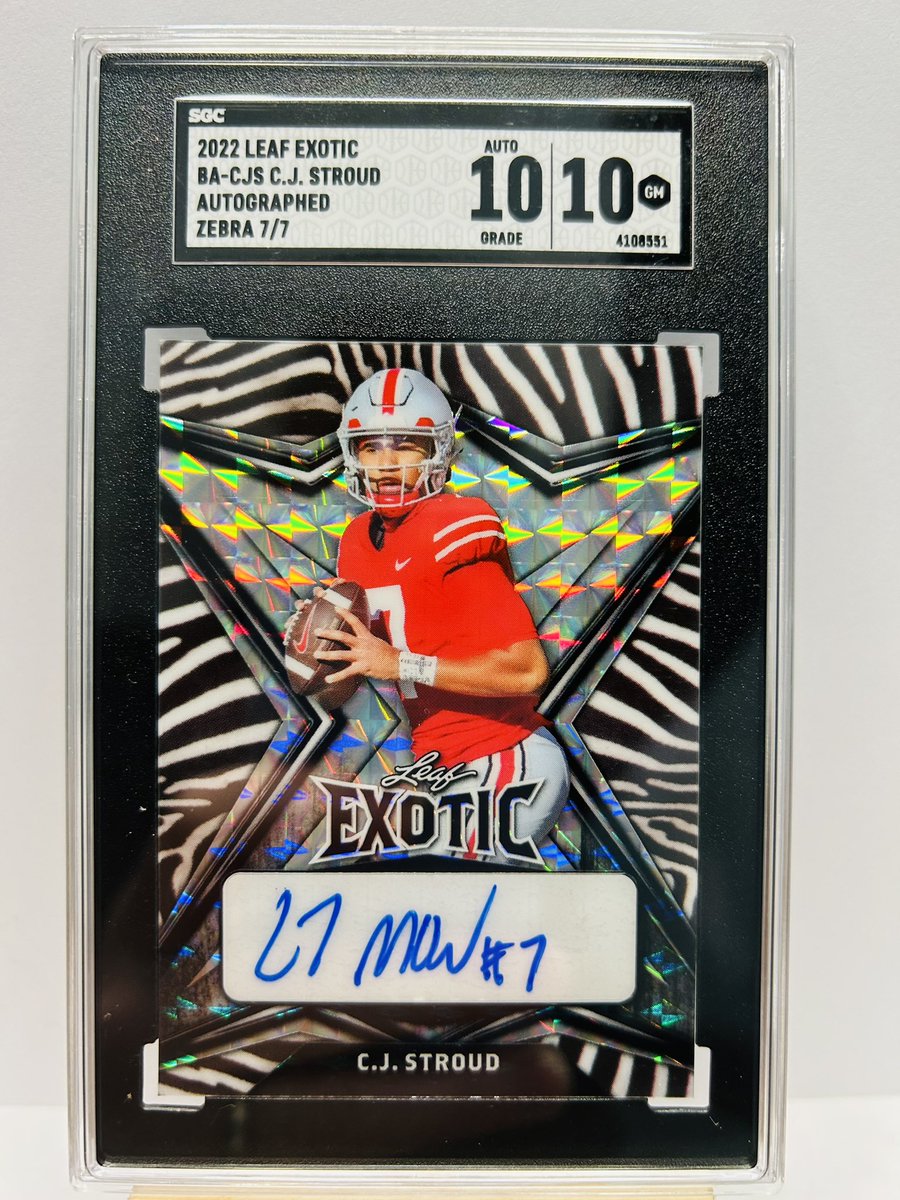 ThatCardGuy10's tweet photo. Bought on eBay, subbed, gemmed! 💎
#sgcgrading #cjstroudcards #ohiostatecards #ohiostatefootball #nfldraft2023 https://t.co/9CFijNfPbS