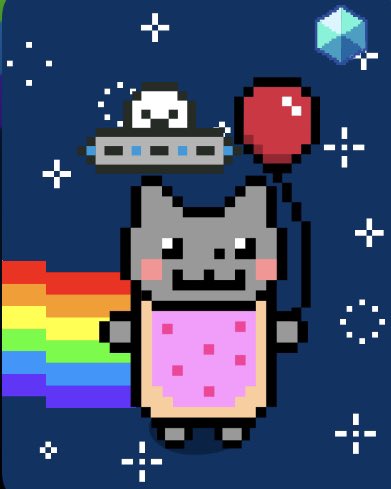 PRguitarman's tweet photo. @UncMattEth @Reddit Sure thing. The marketplace for Nyan Cat 

https://t.co/CsPhIRUBFz

And here is Fiesta Dog 
https://t.co/pUOieKk0XD

I’ll be adding them to my LinkedIn soon to make it easier to find https://t.co/WGS7fuEmhE