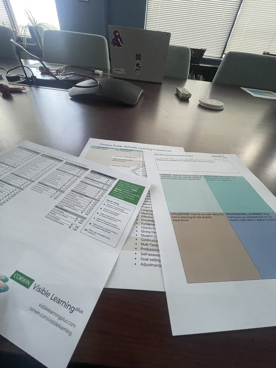 Participated in Middle School Framework Tool Alignment for OPS with the CIS district team today. 
#lead #futureleader #equitydiversityinclusion