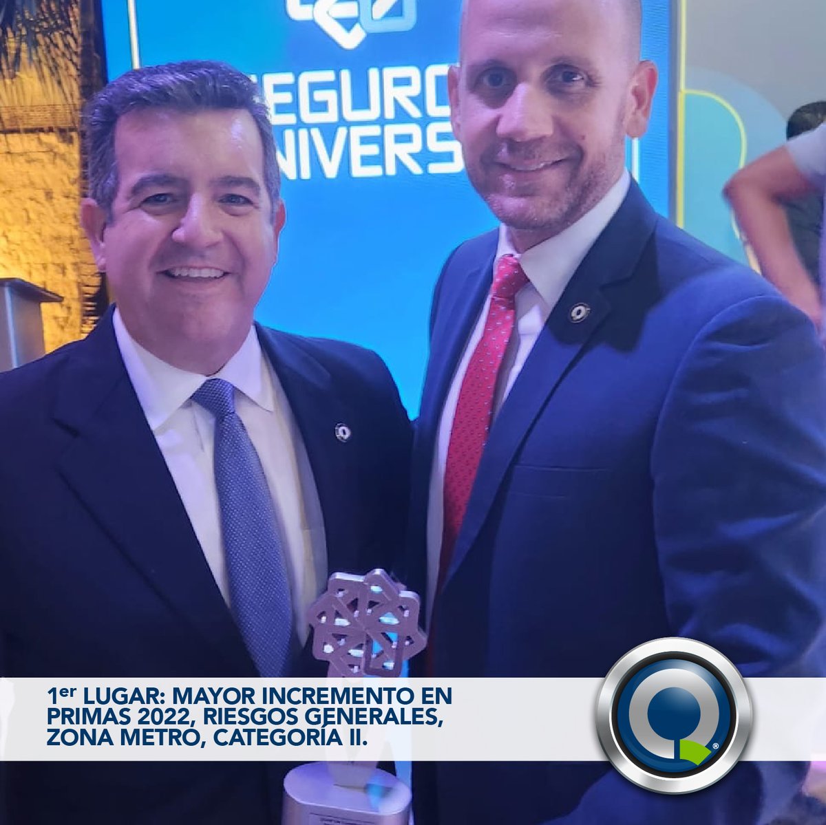 quantumseguros's tweet photo. Hoy es un día para celebrar, y agradecer a Seguros Universal por este reconocimiento. Cada miembro de nuestro equipo es ganador, porque este premio es de todos!... vamos #QuanTeam
#QuantumSeguros
#seguros
#riesgosgenerales
#premio https://t.co/EQqTHbPK2d