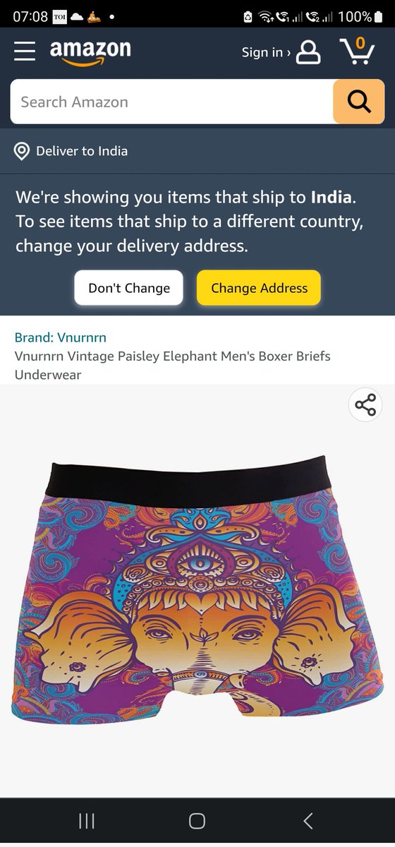 RadharamnDas's tweet photo. Shocking! It"s not only "Ali Express", even Amazon is selling this offensive undergarment's. @amazon @amazonIN ban this seller from your portal or Hindus will banish you : #BoycottAmazon https://t.co/CVT3dgWhuI