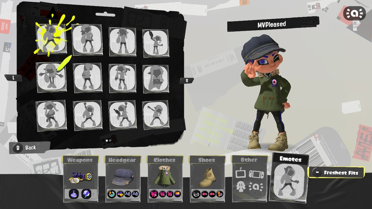 Didn't use a single chunk on the shirt. it came out perfect. my mini gear #Splatoon3 #NintendoSwitch