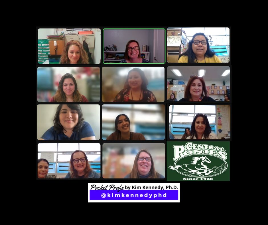 kimkennedyphd's tweet photo. So excited to be working with and learning alongside the marvelous dual immersion teachers from @CentralBanning USD this afternoon and again next week! Let's go, ponies!💙
#duallanguage #bilingualeducation #biliteracy #lectoescritura #writersworkshop #kimkennedyphd #pocketprofe https://t.co/cEswsirdOJ