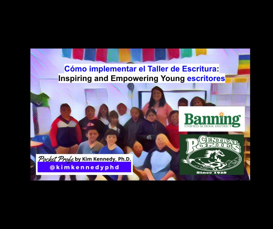 kimkennedyphd's tweet photo. So excited to be working with and learning alongside the marvelous dual immersion teachers from @CentralBanning USD this afternoon and again next week! Let's go, ponies!💙
#duallanguage #bilingualeducation #biliteracy #lectoescritura #writersworkshop #kimkennedyphd #pocketprofe https://t.co/cEswsirdOJ