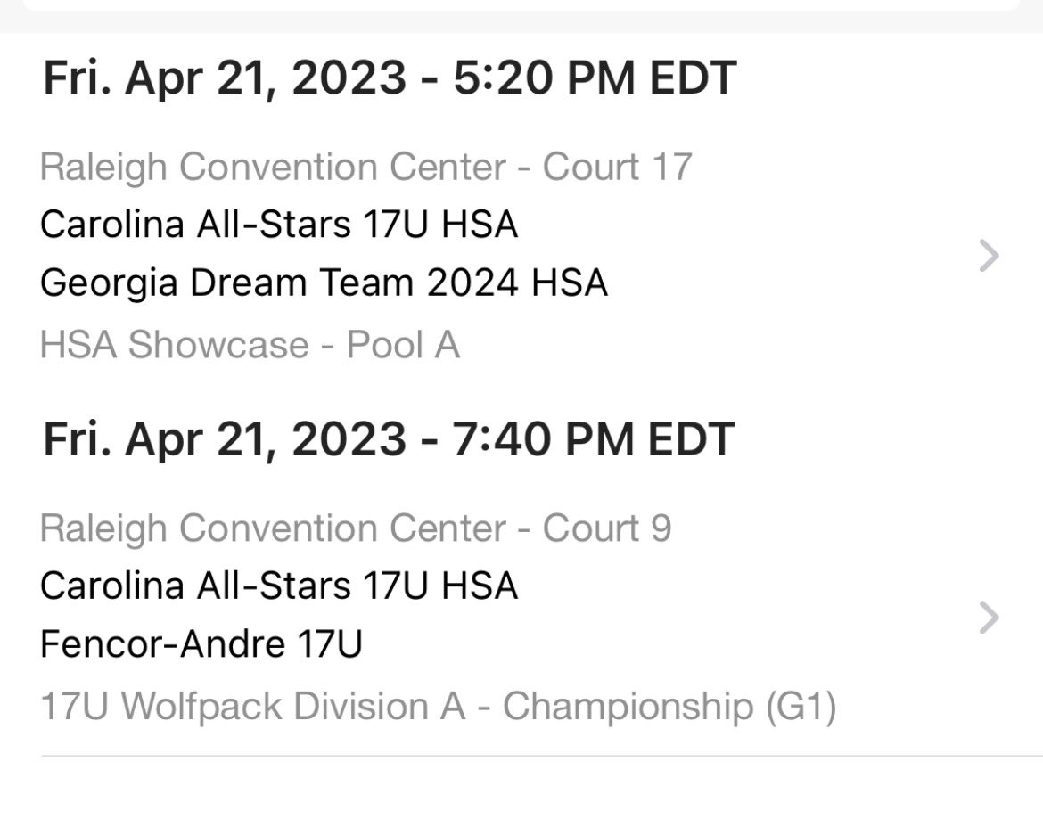 AaliyahGraham15's tweet photo. Hey coaches! My team @carolinallstars and I are playing this weekend at Deep South. Come check us out. Here is the day 1 schedule ! @MillbrookWBB https://t.co/NhH7XaPi3U