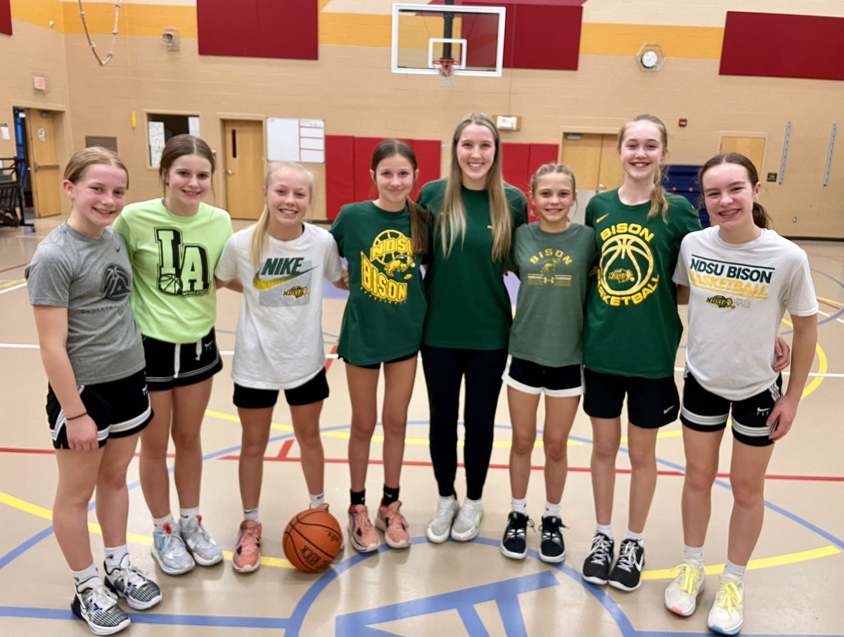 Katie Johnson (@kjoh20) on Twitter photo These <a href="/ia_lifestyle/">Inspired.Athletics</a> girls got to train with <a href="/abby_schulte24/">Abby Schulte</a> from <a href="/NDSUwbb/">NDSU Women's Basketball</a> tonight. I must say- they all look pretty awesome in Green & Gold! Thanks for taking time out of your schedule & for being a positive role model for these young hoopers! πππ These <a href="/ia_lifestyle/">Inspired.Athletics</a> girls got to train with <a href="/abby_schulte24/">Abby Schulte</a> from <a href="/NDSUwbb/">NDSU Women's Basketball</a> tonight. I must say- they all look pretty awesome in Green & Gold! Thanks for taking time out of your schedule & for being a positive role model for these young hoopers! πππ