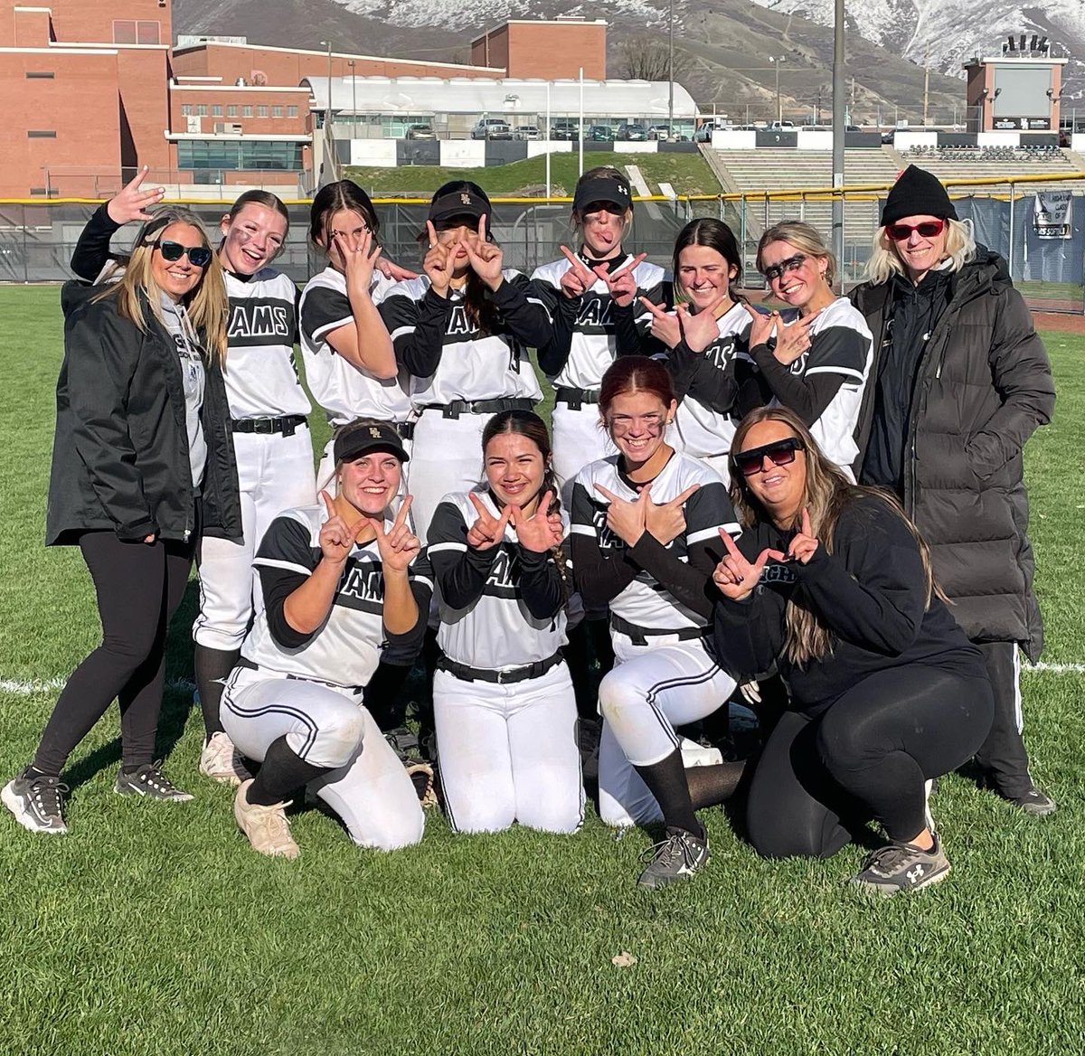 No softball games today but come out and support us Monday. Go Rams!!!