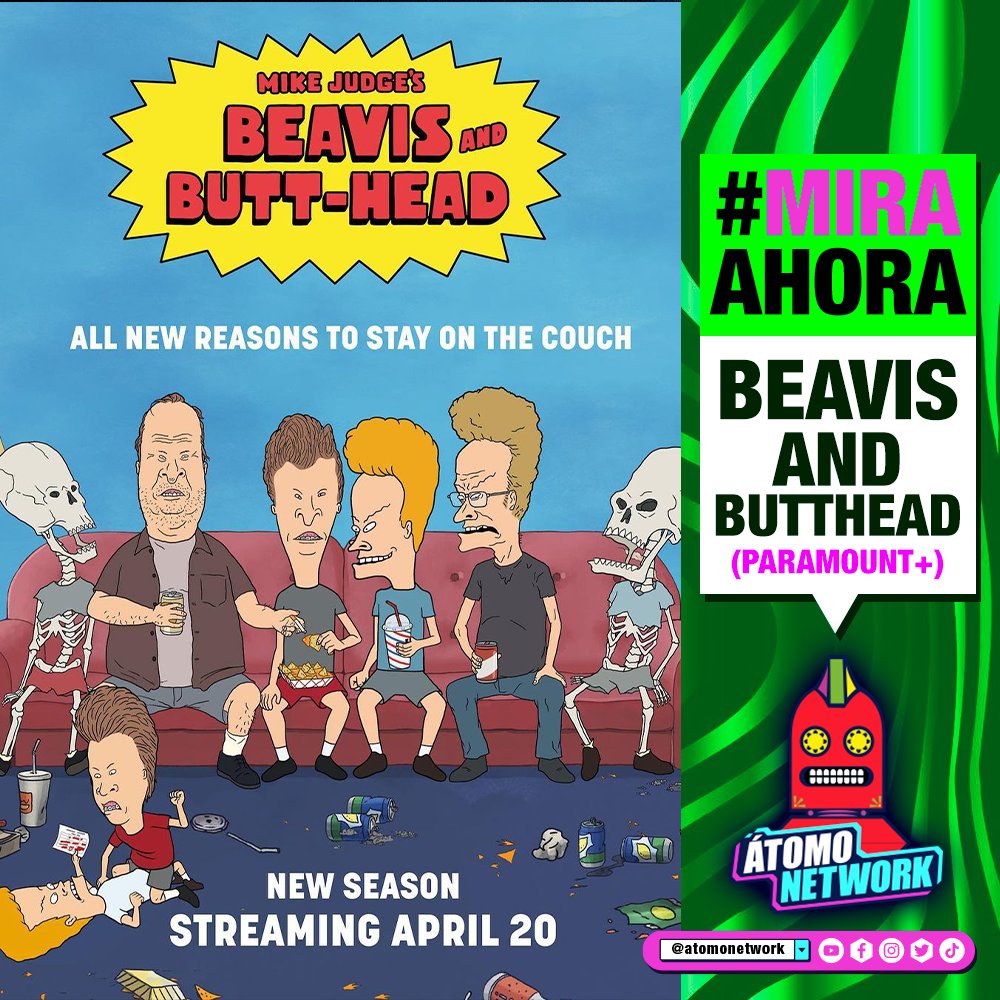 pixelatomicoyt's tweet photo. “Hoy es 4:20, HE-HE-HEHEHE🌿”
Es hora de que vayas a tu sofá, tomes tus papitas y prendas 🚬🚬🌿🌿… @paramountplusmx para ver la nueva temporada de #beavisandbuthead con su nueva temporada. https://t.co/OOp4UffdIs