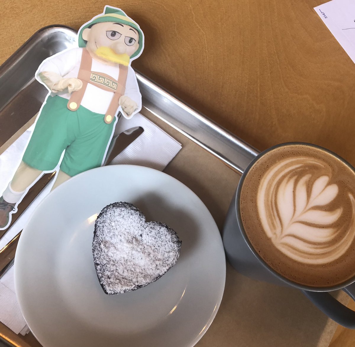 SC_SisterCities's tweet photo. #flatCharlie enjoyed the Kaffeeklatsch at #Sucrose today. Good to catch-up with old friends and meet some new ones! https://t.co/X7ohHAHR4P