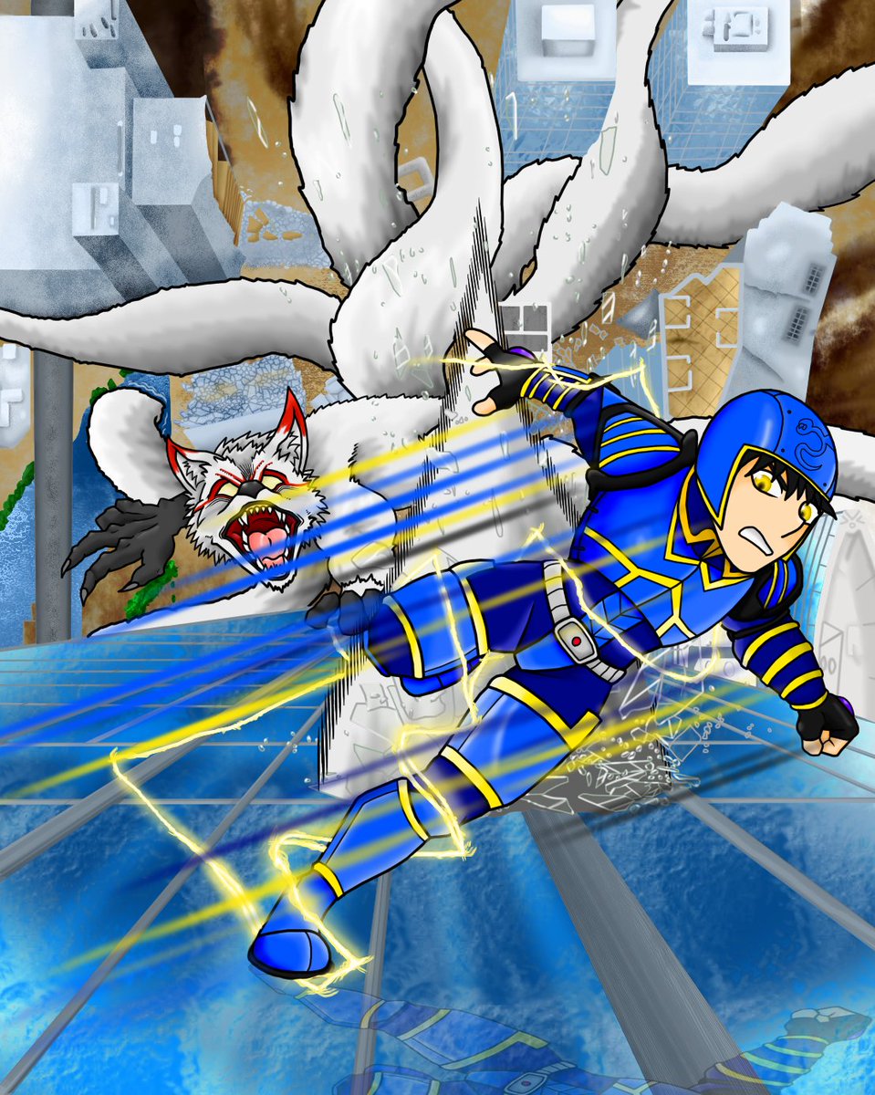 TheRiseto's tweet photo. Kamiko showcasing the speed of lightning magic. https://t.co/z51JO9hpzW