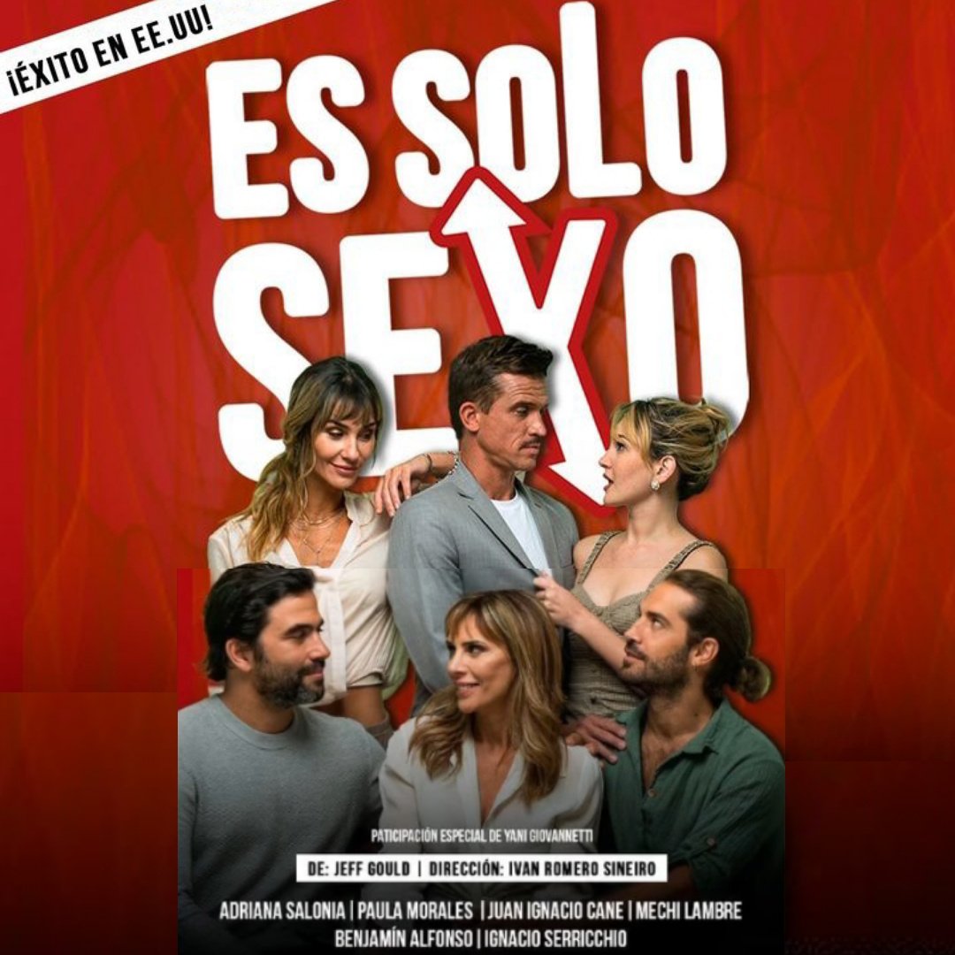 6 Amigos, 3 Parejas y una Noche que termina de una Manera Inesperada... @AdruSalonia, @MechiLambre, @AlfonsoBjamin y @PMoralesOk junto a @JuanchyCane y @ISerricchioV te esperan desde el 5/5 en el Picadilly con Risas y Polemica Asegurada en #EsSoloSexo (Entradas x sist. PlateaNet)