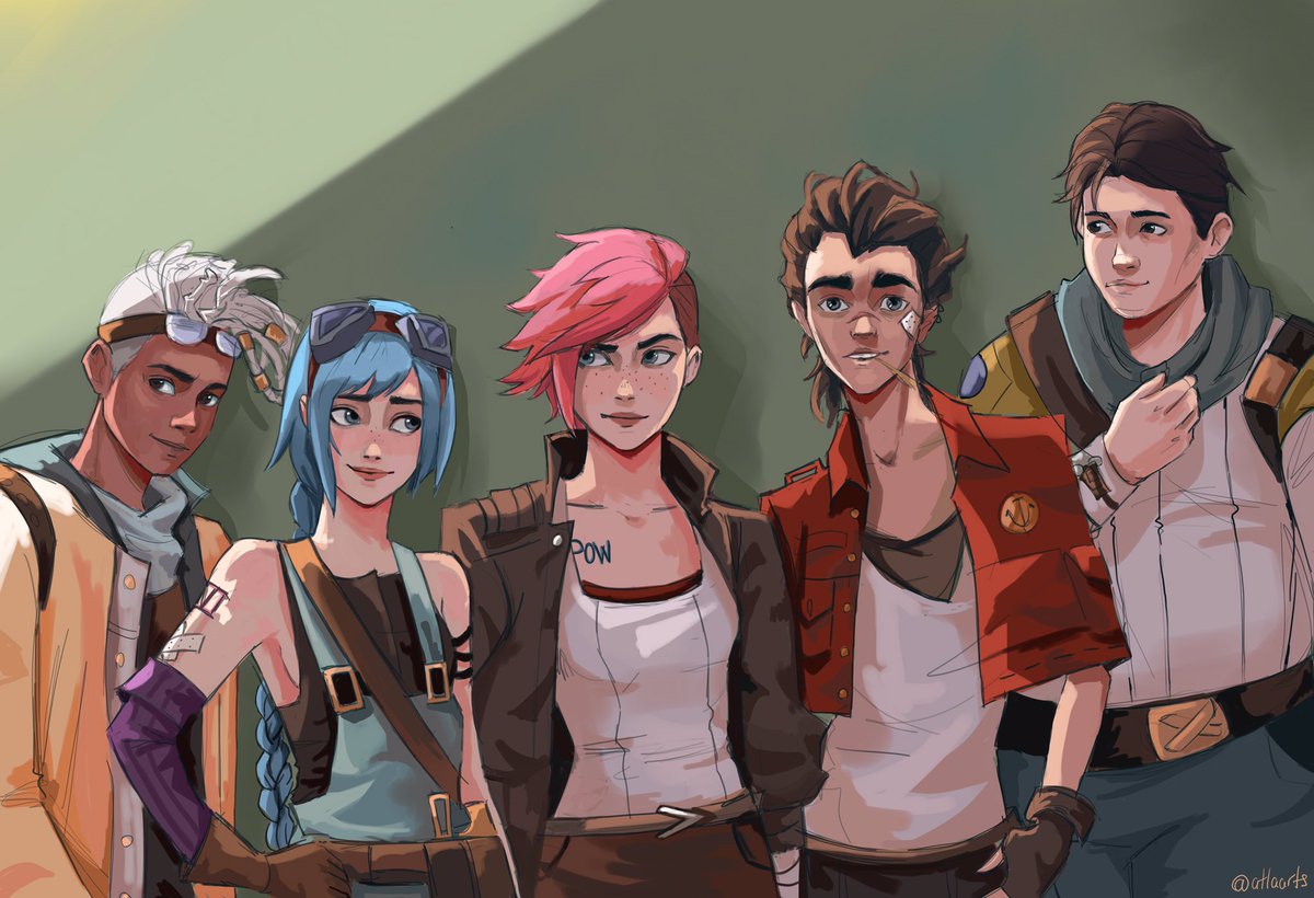 judasempr's tweet photo. Done #arcane #vi #jinx #powder #mylo #ekko #claggor #lol #art #timebomb https://t.co/rZnAcQ74qg