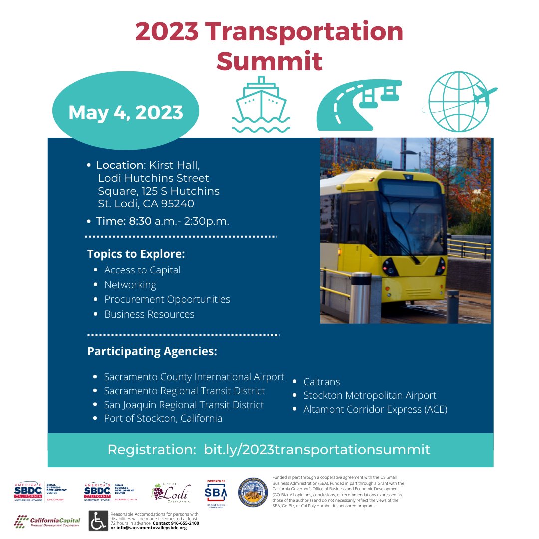 The Transportation Summit is right around the corner!

This event will highlight procurement opportunities between entrepreneurs and the big names in transportation in the region

Register here: bit.ly/2023transporta…