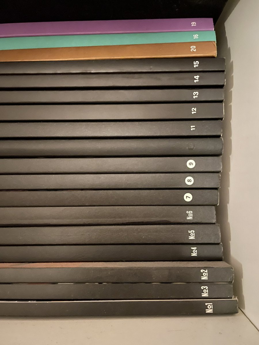 I’m doing some cleanup at home &amp; found these early <a href="/OffscreenMag/">Offscreen Magazine</a> 
Is there any buying interest out there from collectors?
@KaiBrach <a href="/DenseDiscovery/">Dense Discovery</a>